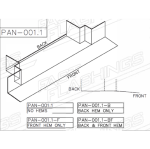 custom fabricated sheet metal door pan profile