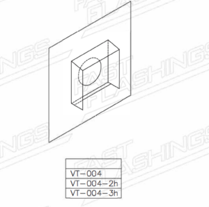 custom fabricated sheet metal vent profile